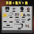 M / 120日以内発送対応 / 衣装＋鬼火＋角