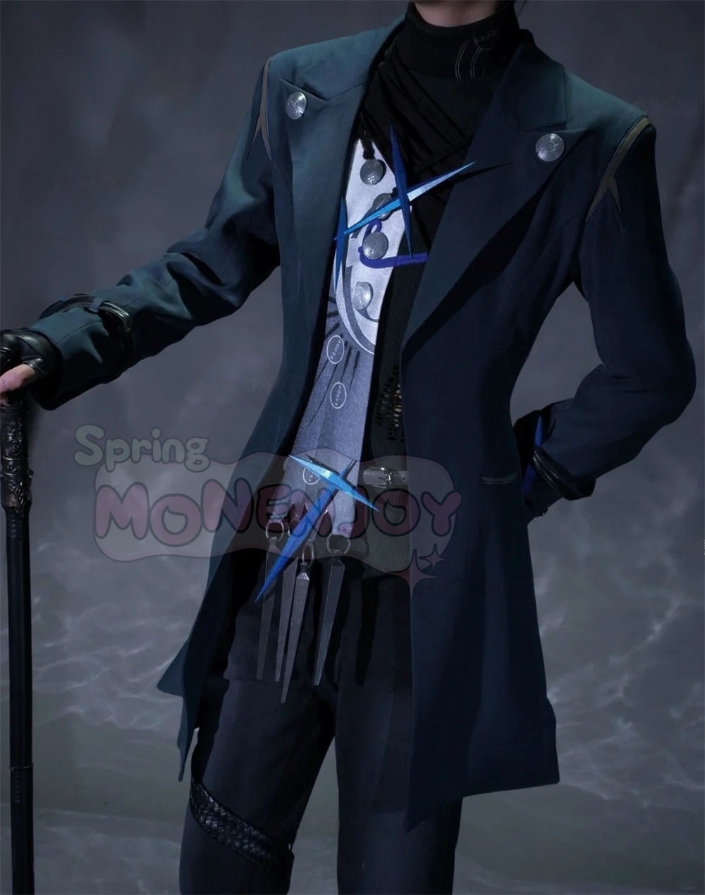 Monenjoy　アークナイツ　エンドフィールド アルダシル コスプレ衣装　3dPLA材質パーツ　スーツ　イベント舞台対応 MONENJOY
