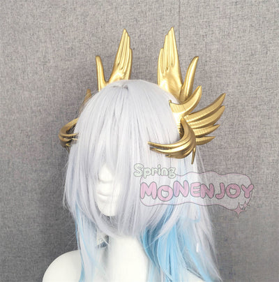 アークナイツ　  プラマニクス　髪飾　ヘアアクセサリー　４点セット　Pla材質　初雪 Pramanix　イベント舞台対応 Monenjoy
