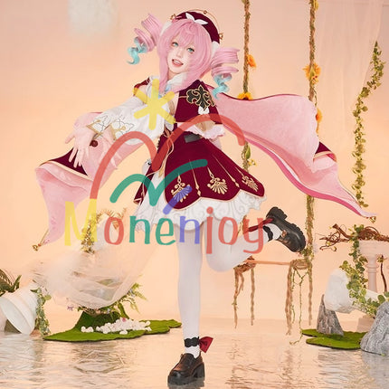 「第一弾注文受付中！ 5月上旬出荷予定」Monenjoy　崩壊スターレイル　ヒアンシー　コスプレ衣装　洋服　ワンピース 少女　医師ヒアシンシア　コスチューム　オンパロス 黄金裔　かわいい　帽子付 - Monenjoy