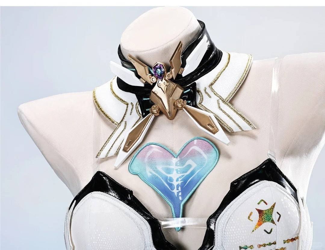 Monenjoy 鳴潮 エイメス コスプレ衣装 ワンピース 3d樹脂製パーツ