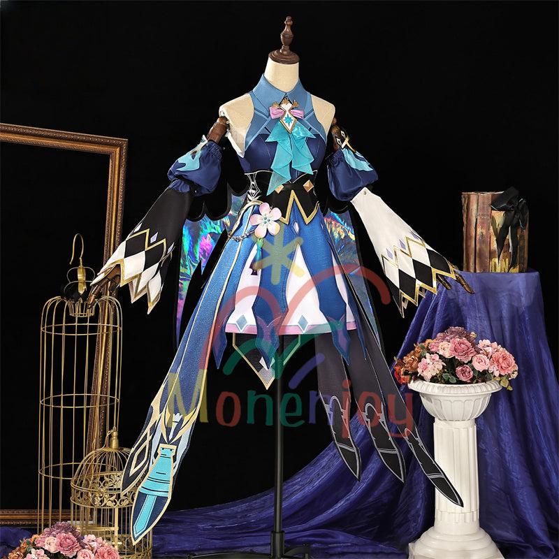 Monenjoy　崩壊スターレイル　ケリュドラ　コスプレ衣装　王冠＋翼付　イベント　ドレス　Cerydra　オクヘイマ　おもちゃ　