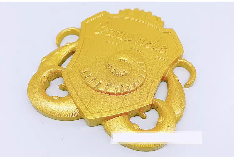 Monenjoy ツイステ コスプレ道具　ブローチ 制服 校章 腕章 ピンバッジ　PU製　撮影道具　コスチューム　イベント　仮装　ハロウィン　学園祭　周年祭　おもちゃ - Monenjoy