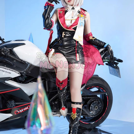 Monenjoy 崩壊スターレイル トパーズ コスプレ衣装　トパーズ&カブ 金属製パーツ　シューズカバー付　豪華衣装　イベントGS1221 - Monenjoy