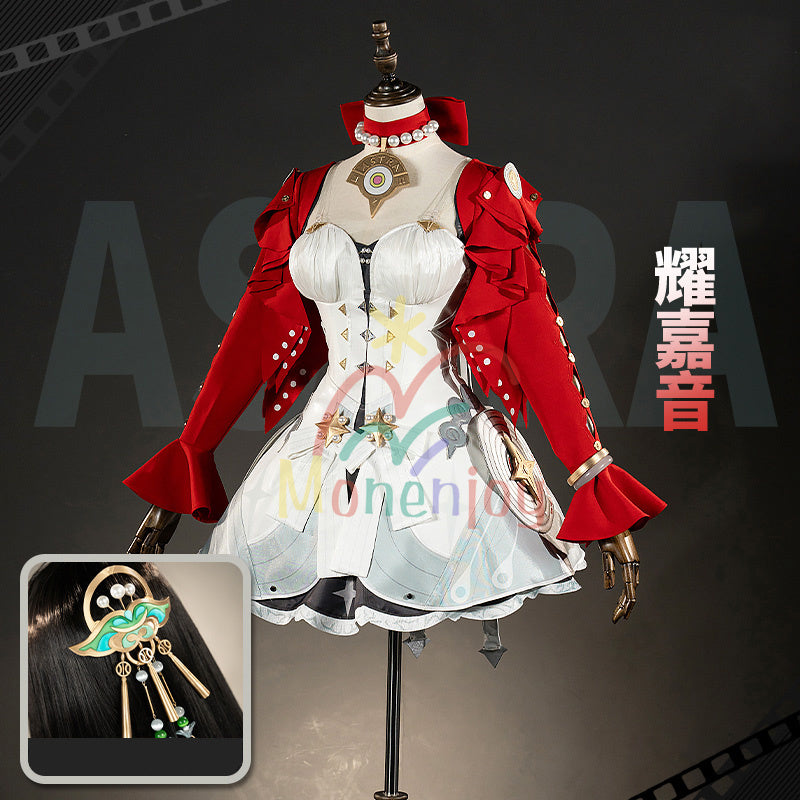 納品　Monenjoy ゼンレスゾーンゼロ アストラ・ヤオ  洋服　コスプレ衣装 　髪飾り付　コスチューム ZenlessZoneZero cosplay　GS1395