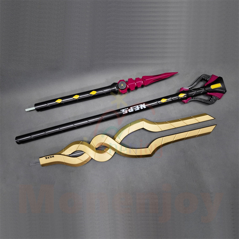 Monenjoy　ゼンゼロ シーシィア　コスプレ道具 長柄武器　PLA材質　長186cm　モチーフ武器　レプリカ　イベント　都市秩序部 ゼンレスゾーンゼロ MONENJOY