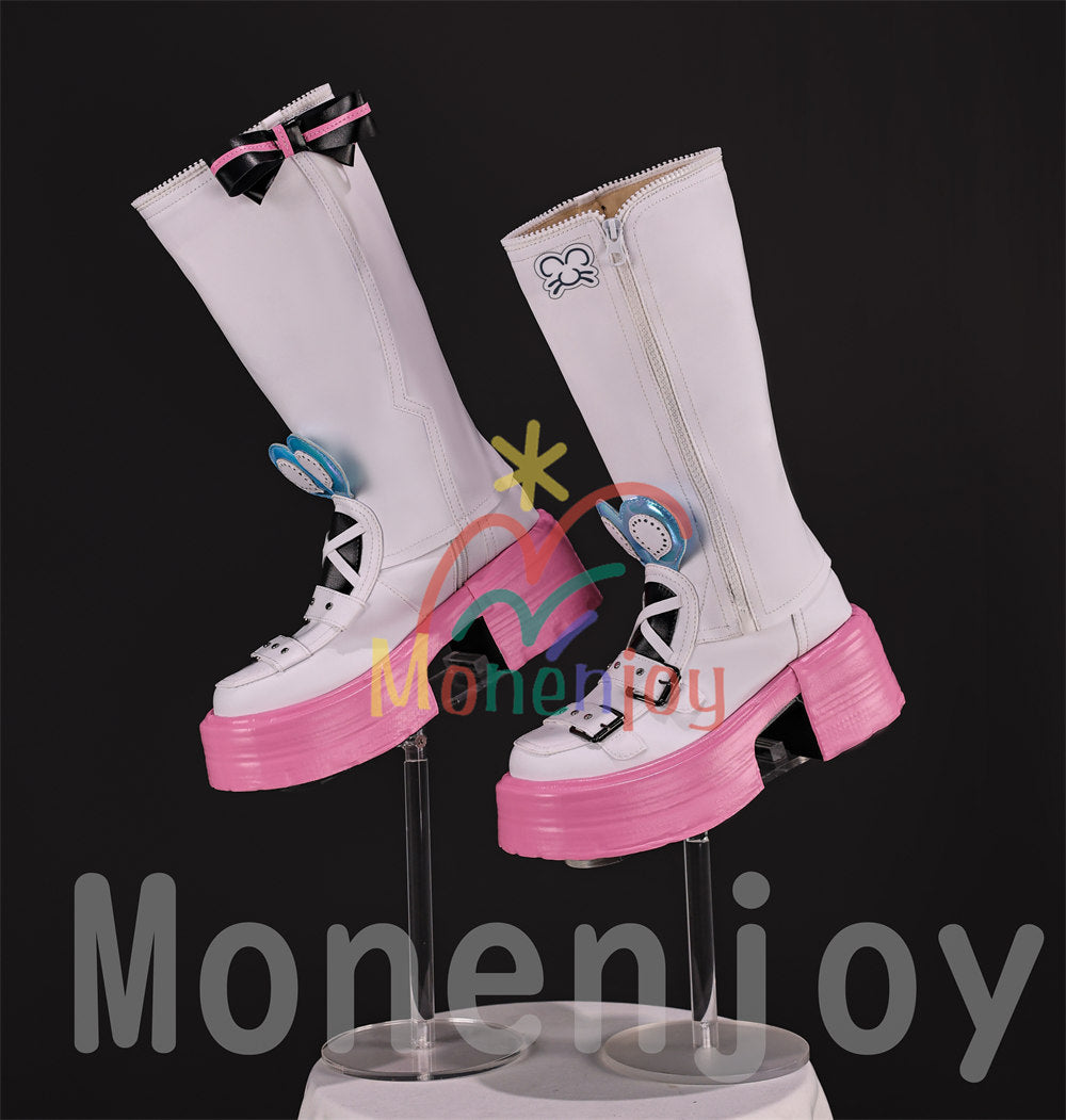 Monenjoy　NTE ネバエバ ちぃちゃん　ブーツ　シューズ　コスプレ道具　 MONENJOY