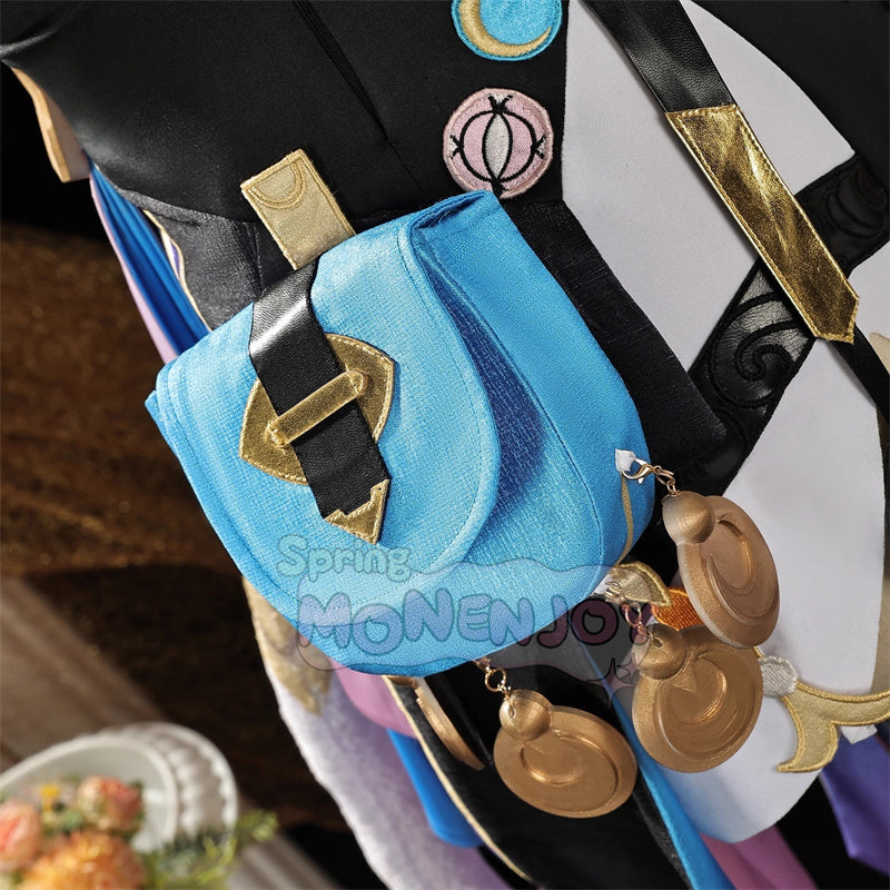 Monenjoy　崩壊スターレイル サフェル　コスプレ衣装　タイツ　オンパロス　黄金裔　HonkaiStarRail 　Cipher コスプレ 　鞄＋腿カバー付GS1429 - Monenjoy