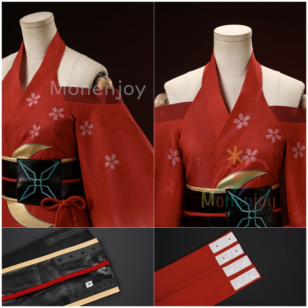 Monenjoy　超かぐや姫 かぐや　コスプレ衣装　ジャカード生地　 少女　コスチューム　ハロウィン　仮装　髪飾付 Monenjoy