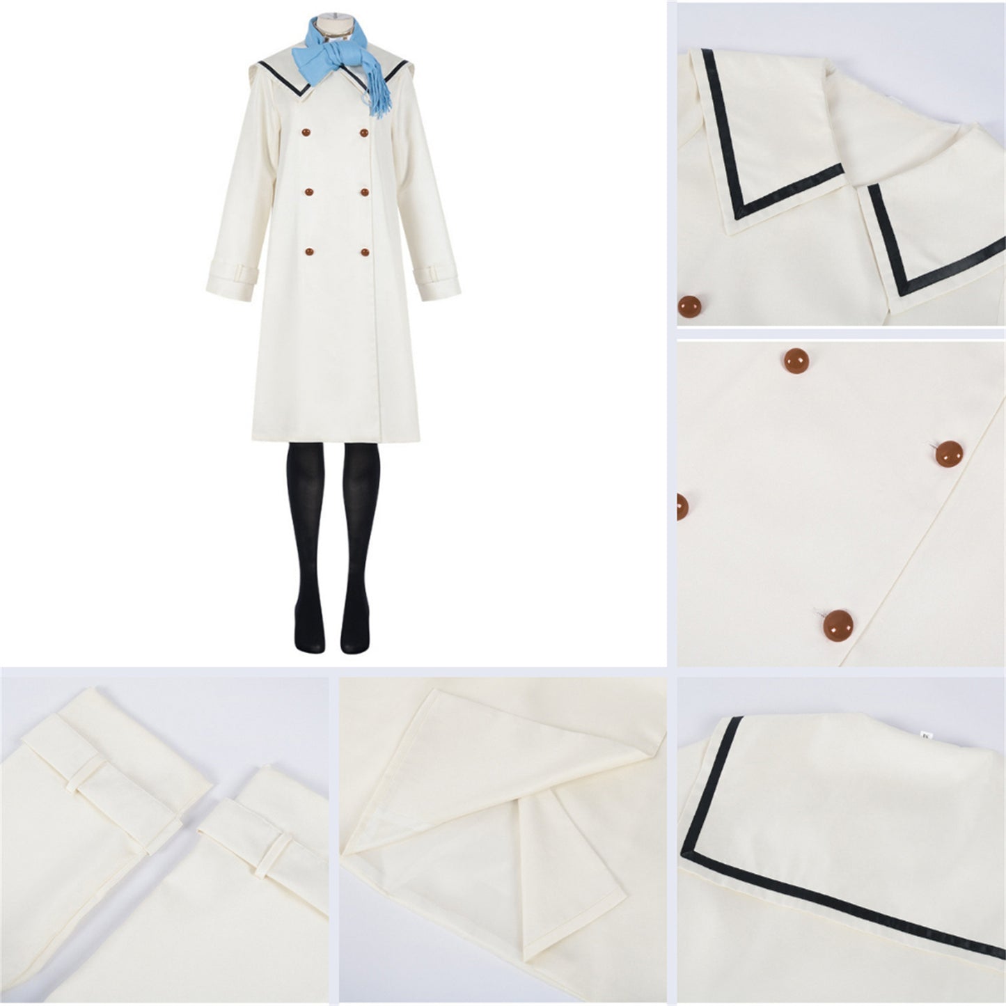 Monenjoy 魔法使い　フリーレン　コスプレ コスチューム　COS　パーティー 舞台衣装　ハロウィン　感謝祭　コスチューム　変装　ハロウィン　舞台衣装　撮影　コスプレ - Monenjoy