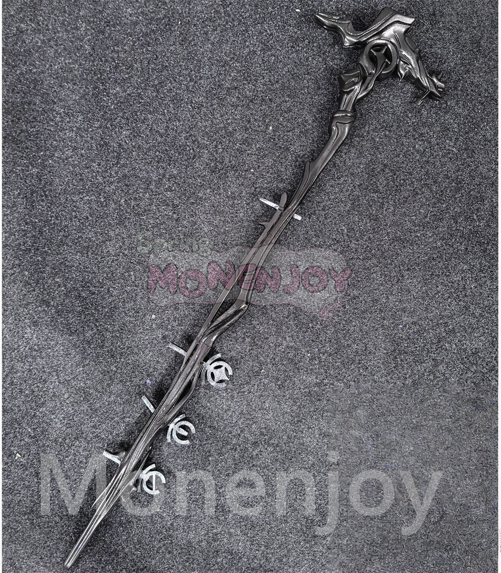Monenjoy　エンドフィールド  アルダシル　杖　100cm　法杖　コスプレ道具　髪飾　PLA材質  　アークナイツ　イベント舞台対応 Monenjoy