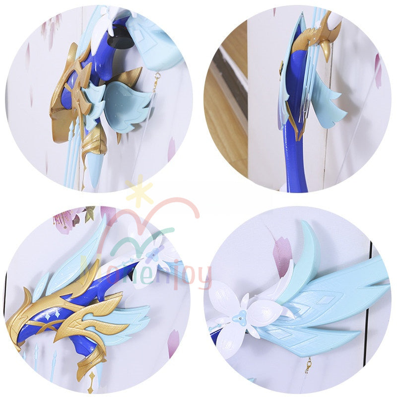 Monenjoy 原神 ウェンティ 弓 コスプレ道具 暁を告げる歴史 110cm PVC+PLA 発光モデル  高品質武器レプリカ