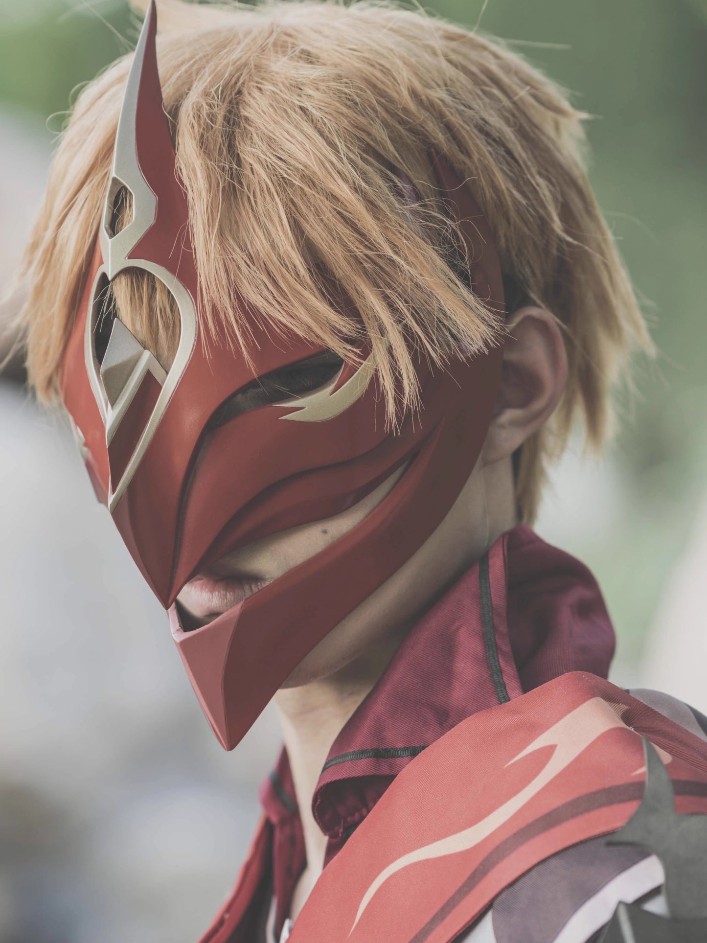 ［受注製品］Monenjoy 原神　タルタリヤ　マスク　コスプレ道具 - Monenjoy