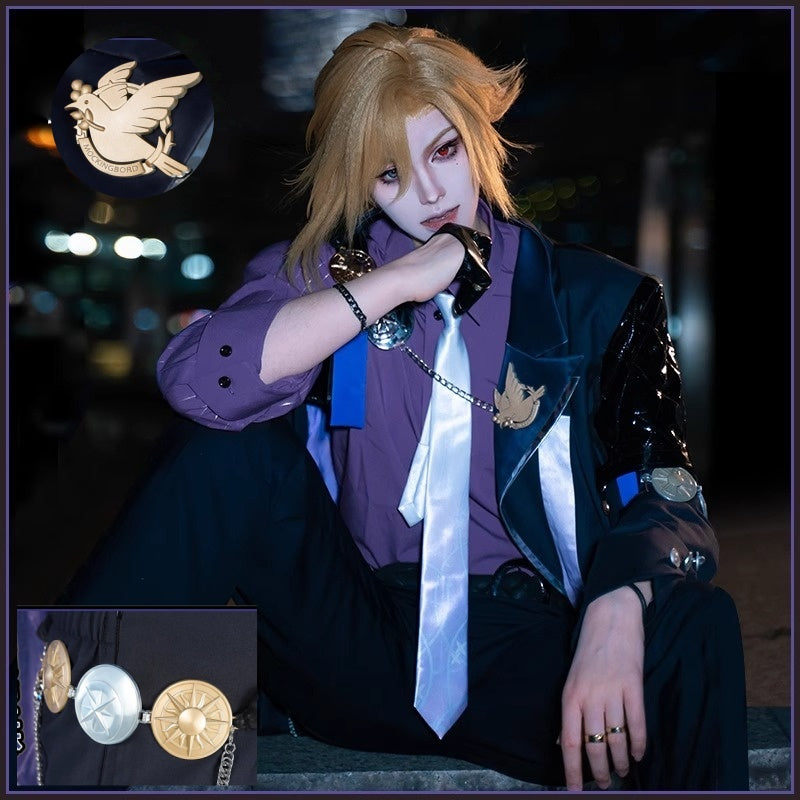 Monenjoy ゼンレスゾーンゼロ ヒューゴ  コスプレ　モッキンバード ゼンゼロ　コスチューム　完全再現