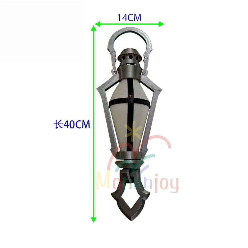 Monenjoy　原神 フリンズ コスプレ道具　40cm　ライトキーパー　 Flins　ナドクライ　夜想曲　ブルー色　紫色発光　孤灯　アクセサリー