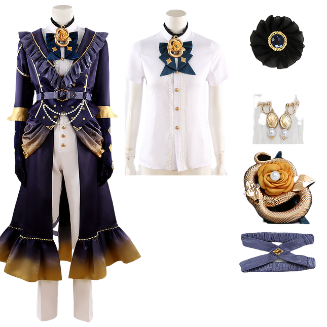 「受注製品」Monenjoy あんスタ 礼瀬 マヨイ 日々樹渉くん ロススカウト・傾慕の華/恍惚 コスプレ衣装 礼服 舞台服 - Monenjoy