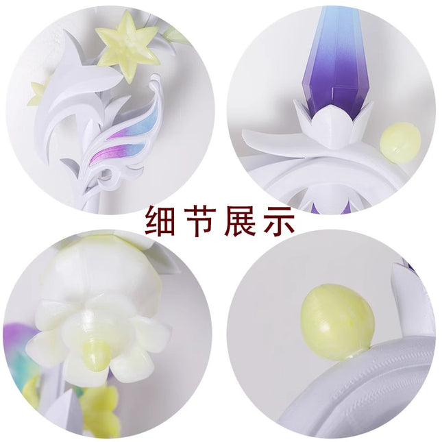 Monenjoy　原神 ルミドゥースの挽歌(エミリエモチーフ武器)　発光　コスプレ道具　Lumidouce Elegy　武器レプリカ　1：1レプリカ　モデル　 - Monenjoy