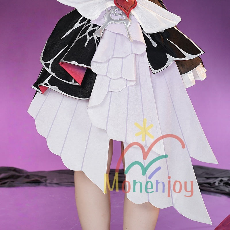Monenjoy　崩壊スターレイル　長夜月　コスプレ衣装　記憶なのか　金属製パーツ　三月なのか　靴カバー付き　黄金裔　オロニクス　コスチュームGS1942
