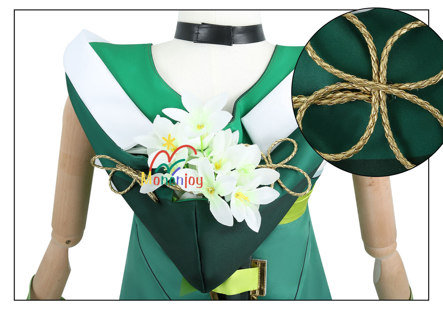 Monenjoy　鳴潮　ヴェリーナ　コスプレ衣装　かわいい　ワンピース　髪飾り付 - Monenjoy