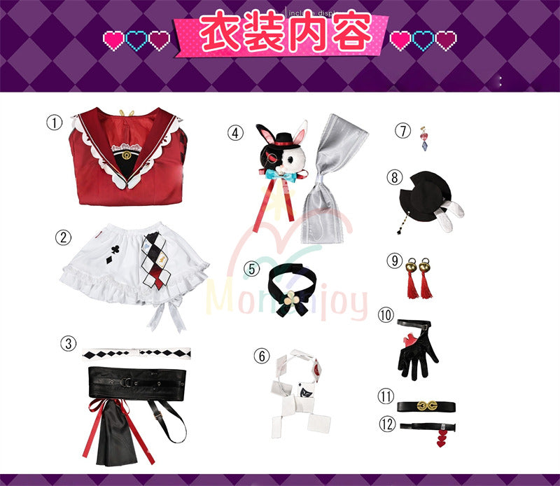 Monenjoy　崩壊スターレイル　 火花　コスプレ衣装　愉悦　ドレス　帽子付　コスチューム　イベント