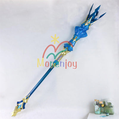 Monenjoy Houkai Star Rail Cerydra Cosplay Prop Crown 16.5cm Cerydra 95cm Queen Staff Okuheima Queen's Ceremonial Staff UV Resin Flame Crown Dictator Empress Commander Kaiser