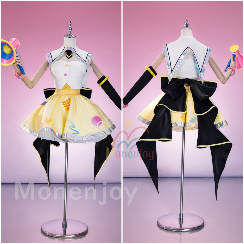 Monenjoy　バンドリ！ ゆめ∞みた 仲町あられ コスプレ衣装　 夢限大みゅーたいぷ　コスチューム　イベント　仮装　ライブ服　 Monenjoy