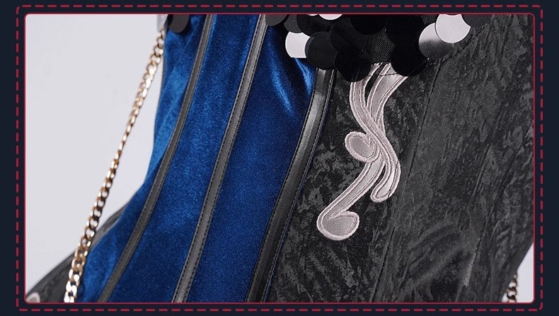 Monenjoy　アイデンティティ5　踊り子　クロートー　コスプレ衣装　IdentityV　コスプレ　眼鏡＋3ｄ樹脂アクセサリー＋鞄付　GS1158 - Monenjoy