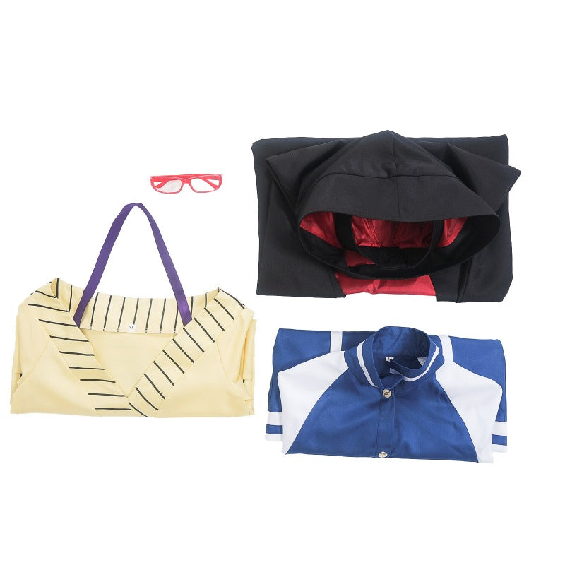 Monenjoy　ダンダダン 星子　ドドリア三太　綾瀬桃　コスプレ衣装　ケープ付　モモ　コスチューム　 霊媒師 高倉健　仮装　ハロウィン