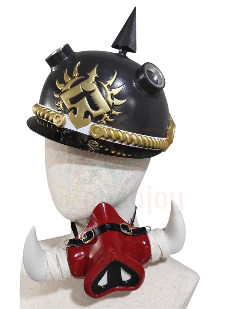 Monenjoy ゼンレスゾーンゼロ ルシアーナ・デ・モンテフィーノ　マスク　コスプレ道具　リュドーンの子 樹脂＋PLA製　おもちゃ - Monenjoy