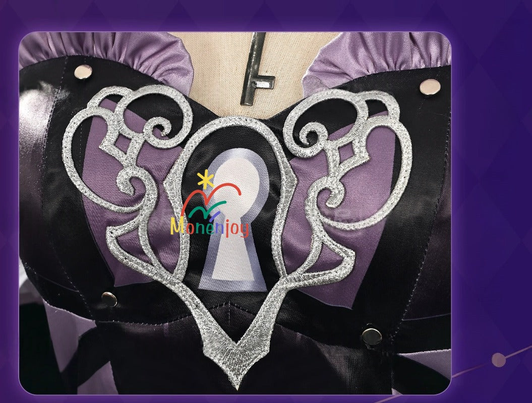 Monenjoy　崩壊スターレイル　マダムヘルタ　コスプレ衣装　洋服　ワンピース　3d樹脂製アクセサリー　コスチュームGS1204 - Monenjoy