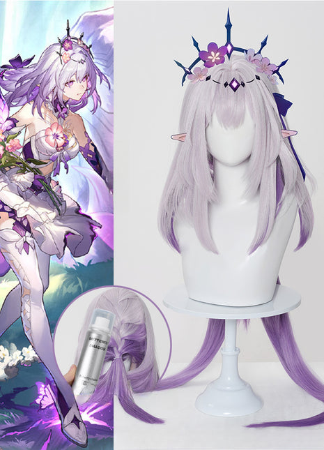 Monenjoy 崩壊スターレイル キャストリス　ウィッグ　カツラ　コスプレ小物　死影の侍女　キャストリス Castorice - Monenjoy