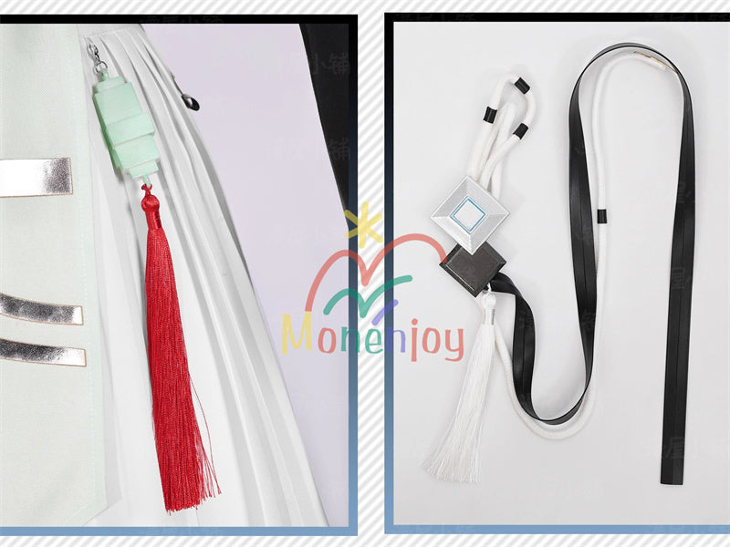 Monenjoy アークナイツ：エンドフィールド  陳千語　コスプレ衣装　 チェン・チェンユー コスチューム　イベント　尻尾＋角付