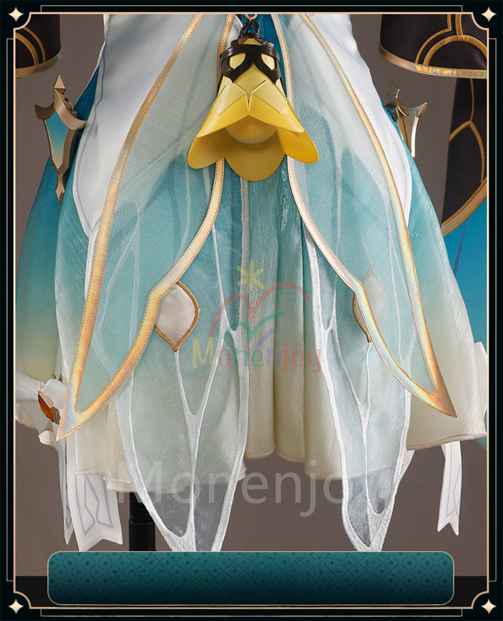 Monenjoy　崩壊スターレイル ホタル 　コスプレ衣装　Firefly 金属製パーツ　発光飾付　コスチューム　ドレス　フルセット MONENJOY