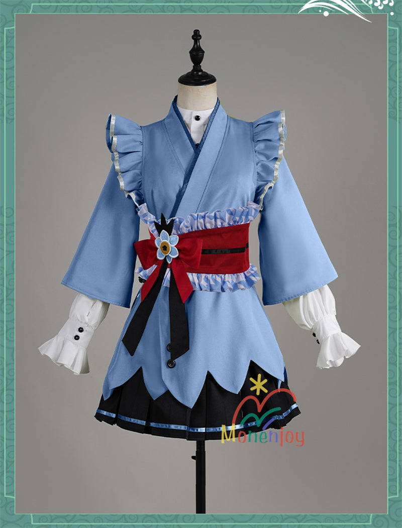 Monenjoy　前橋ウィッチーズ　新里 アズ　北原 キョウカ　三俣 チョコ　上泉 マイ赤城 ユイナ　コスプレ衣装　 メイド服　コスチューム　魔女GS1917　