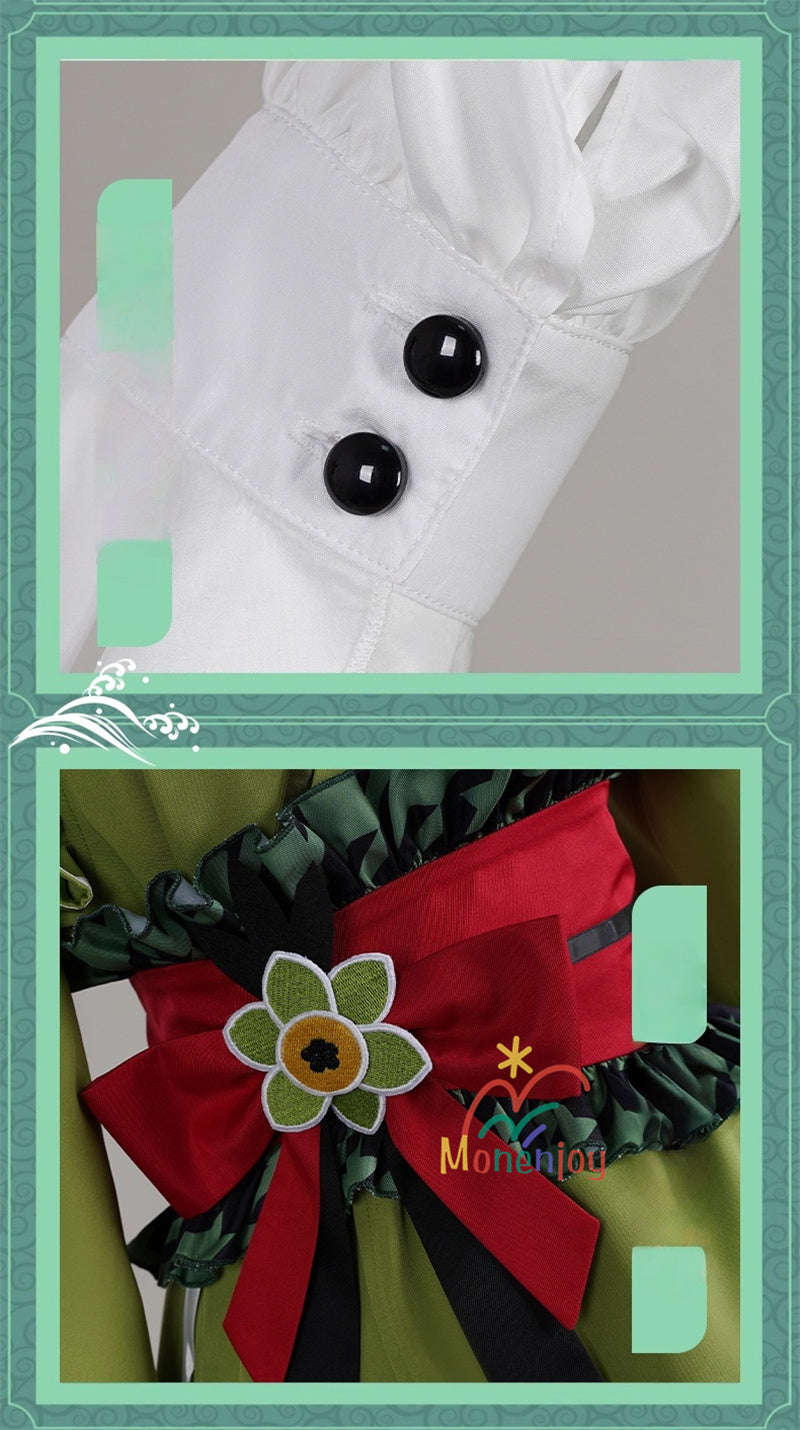 Monenjoy　前橋ウィッチーズ　新里 アズ　北原 キョウカ　三俣 チョコ　上泉 マイ赤城 ユイナ　コスプレ衣装　 メイド服　コスチューム　魔女GS1917　