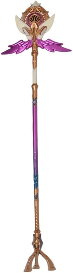 Monenjoy 原神　ミニチュア フィヨルドの歌 フータオ(胡桃) モデル 槍 長柄武器 22cm ミニ武器 おもちゃ 卓上装備品 コスプレグッズ 1/6ver 合金製 塗装済み完成品フィギュア周 - Monenjoy