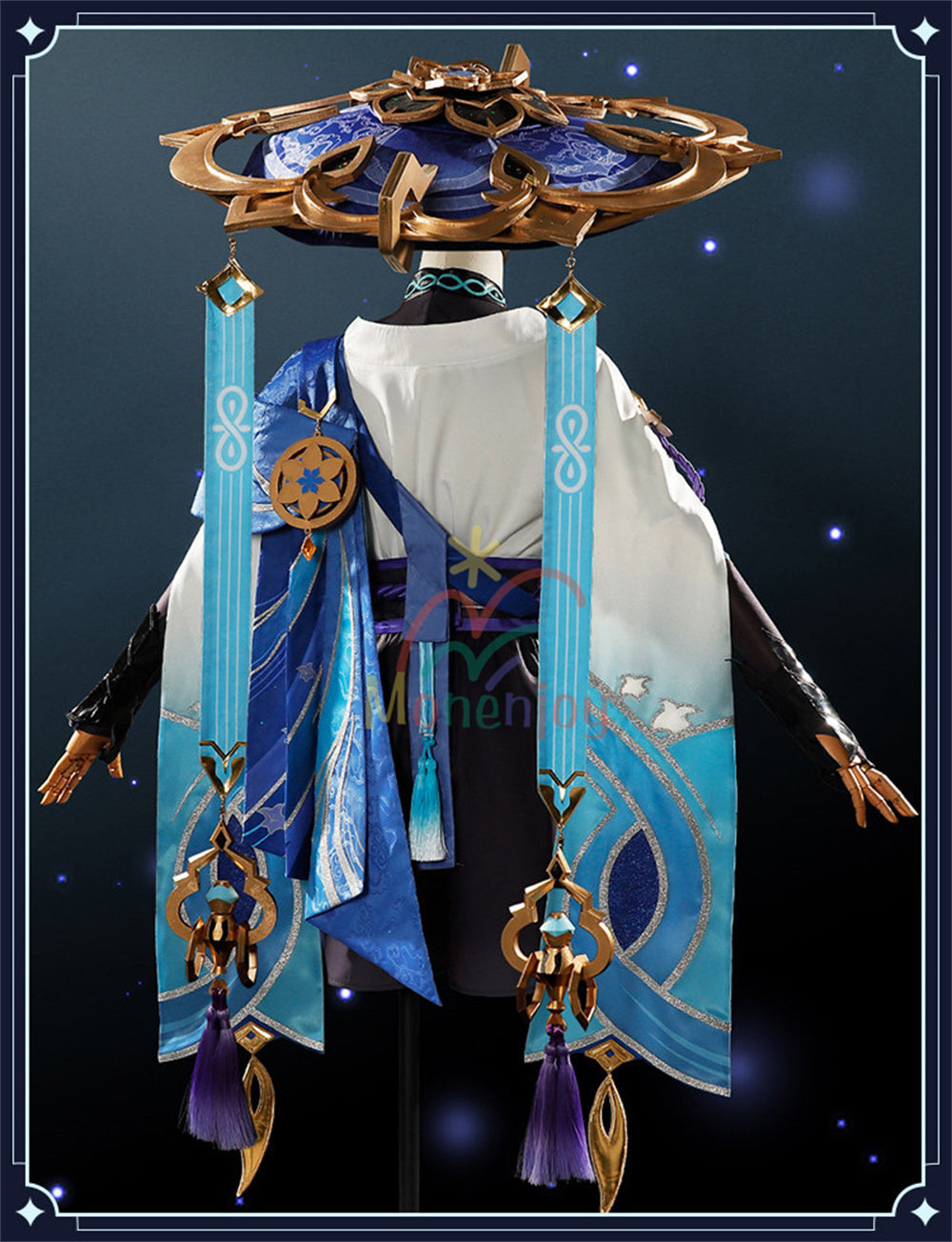 Monenjoy　原神 放浪者 / Wanderer コスプレ衣装　3d樹脂製パーツ　初期衣装—寂忿空相 　コスチューム MONENJOY