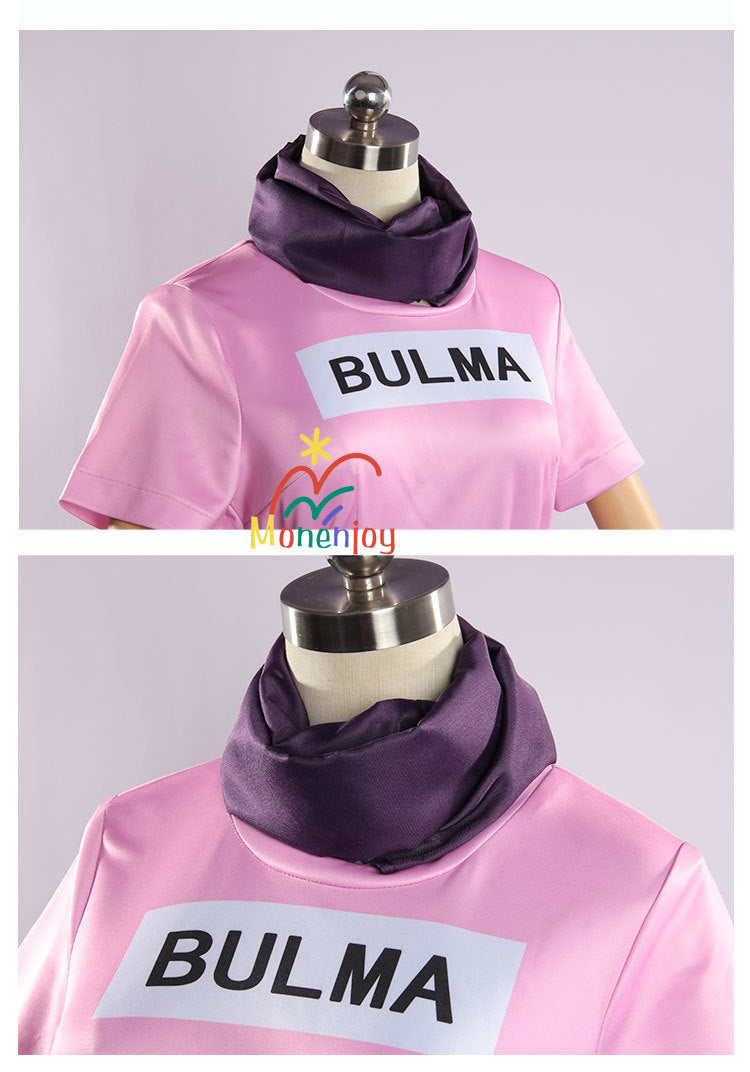 Monenjoy　ドラゴンボール　ブルマ　コスプレ衣装　ワンピース　イベントGS1354 - Monenjoy