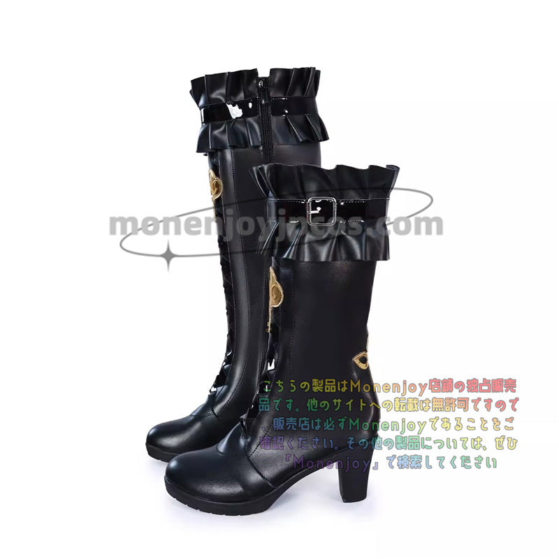 Monenjoy 崩壊スターレイル マダムヘルタ 靴　コスプレ道具　スパッツブーツ　デザイン　オーダーメイド - Monenjoy