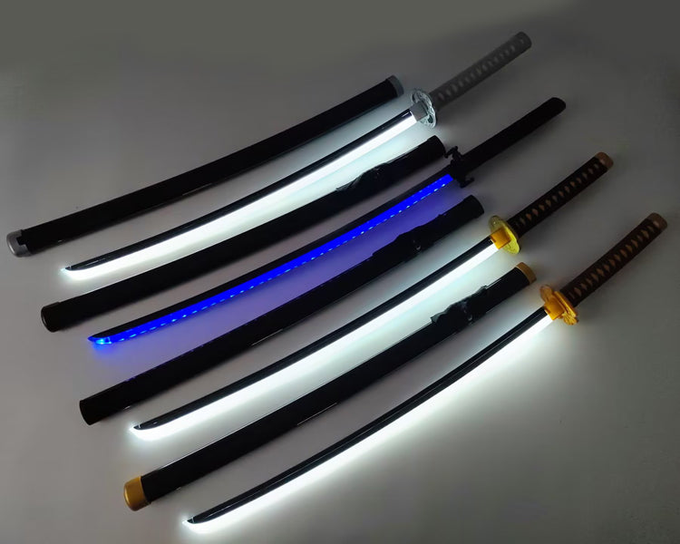 Monenjoy　カグラバチ　神楽鉢　淵天　真打　刳雲　酌揺　飛宗　木刃　　日本刀　100cm 76cm 発光　非発光　コスプレ道具　妖刀　六平国重　妖刀六工　神楽鉢　淵天　真打　刳雲　酌揺　飛宗　木刃　武器レプリカ　モデル