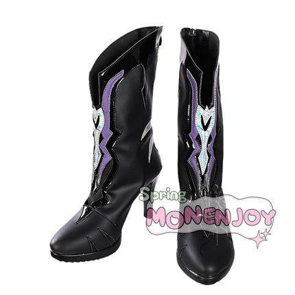 Monenjoy Houkai Star Rail Hysilens Shoes Cosplay Prop Female Knight Onphalos Boots Cosplay Shoes 