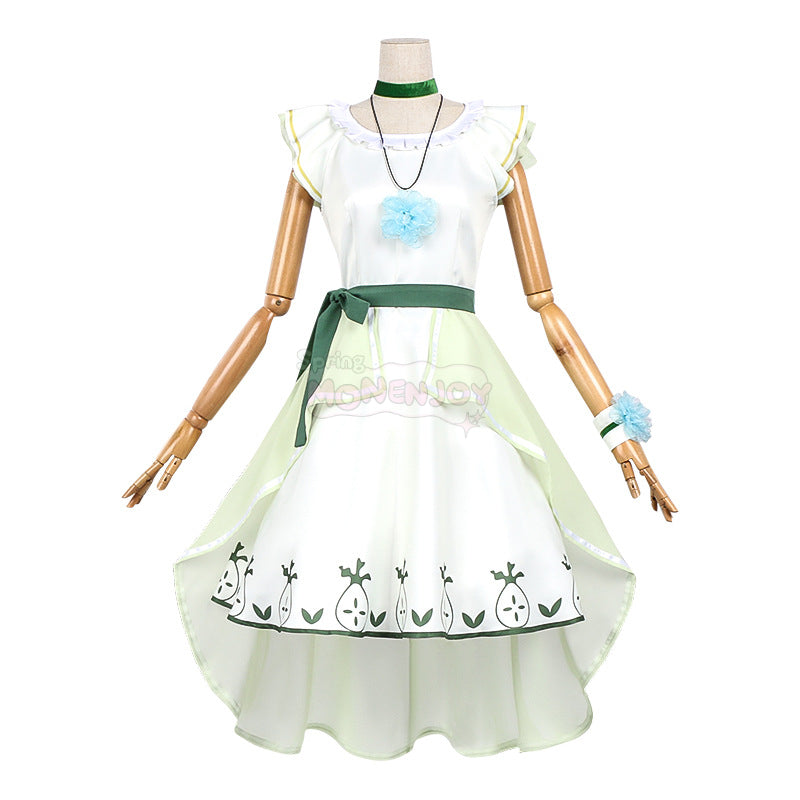 Monenjoy　中国コラボ 葬送のフリーレン×KFC　コスプレ衣装　ワンピース　コスチューム - Monenjoy