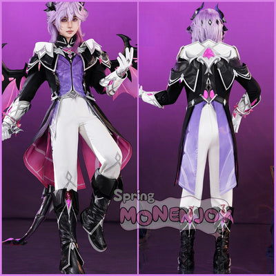 「予約販売」Monenjoy　 原神 ドゥリン　Durin　コスプレ衣装　合金製パーツ　ドラコ・ルベド座　翼＋尻尾＋武器＋ウィッグ別途追加可能　魔龍ドゥリン　仮装　ハロウィン