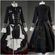Monenjoy　黒執事 シエル・ファントムハイヴ　コスプレ衣装　Black Butler　制服　ユニフォーム　帽子付　礼服　イベント MONENJOY