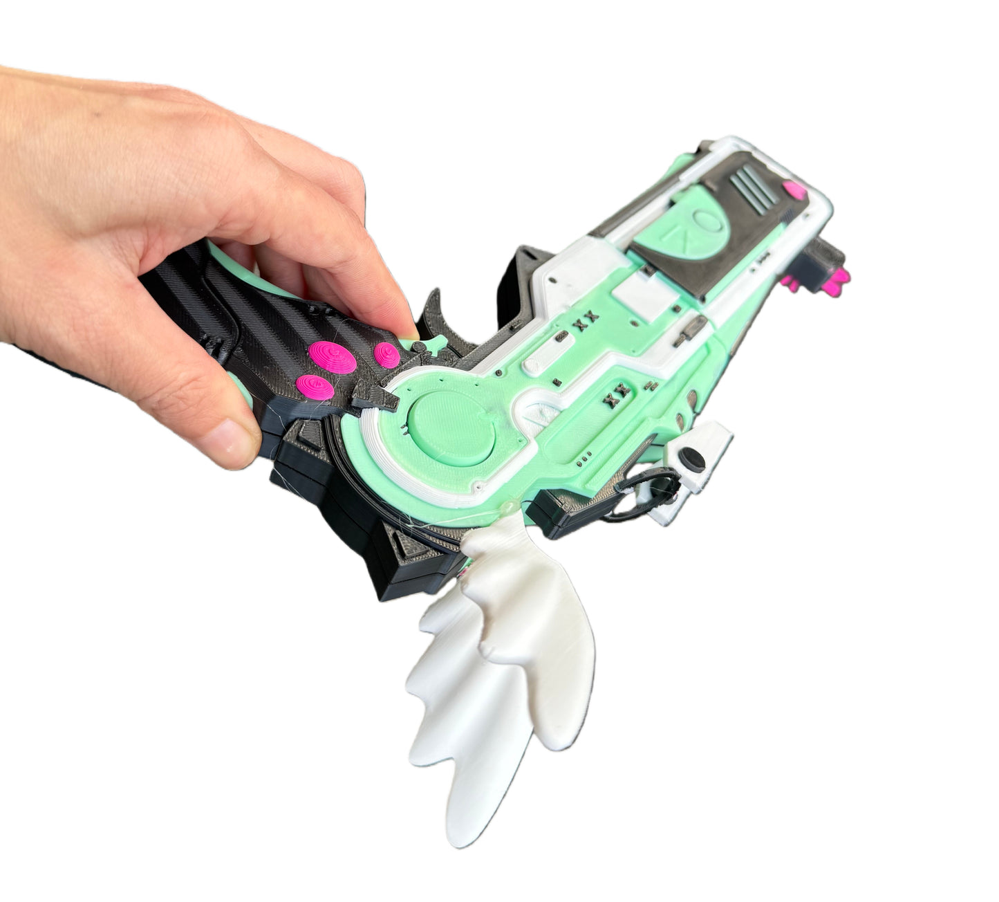 Monenjoy 鳴潮 リンネー スペクトル・ブラスター 28cm PLA材質　モチーフ武器 コスプレ道具　リンネーの武器　武器モデル　アクセサリー PVC材質　イベント