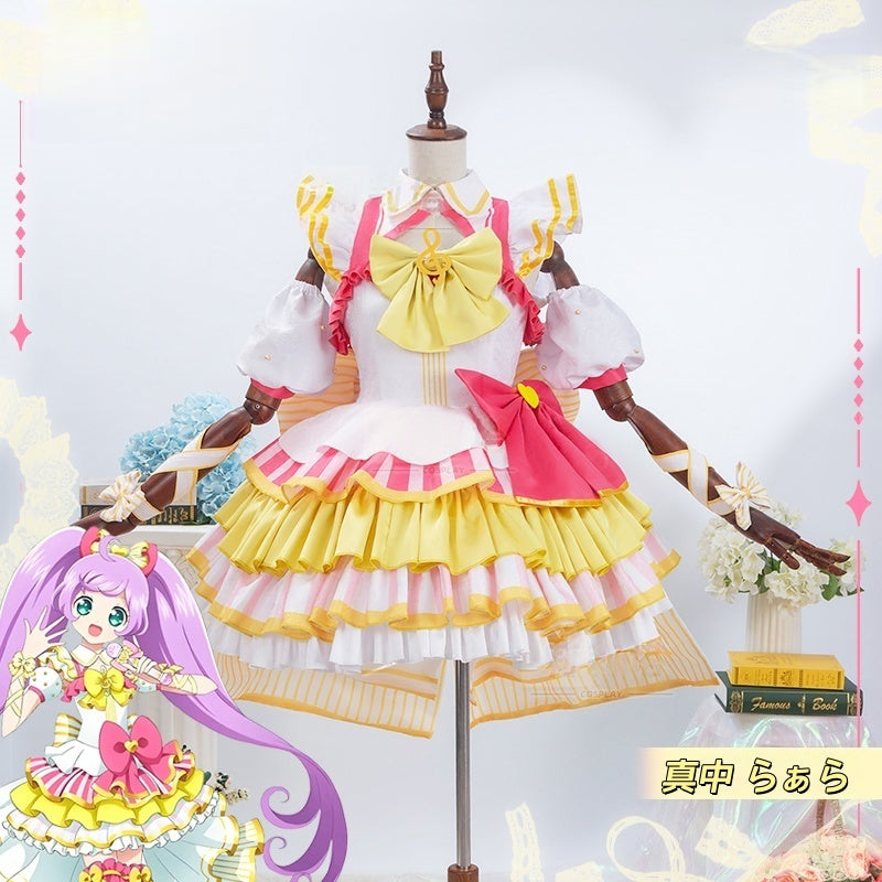 Monenjoy　プリパラ  真中 らぁら コスプレ衣装　ライブ服　南みれぃ　北条そふぃ　舞台服　SoLaMiSMILE 　イベントGS1940
