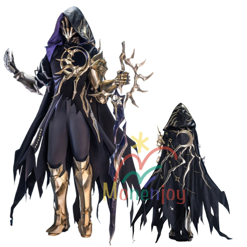 Monenjoy 崩壊スターレイル　フレイムスティーラー　コスプレ衣装　カスライナ　3d樹脂パーツ　暗黒の潮　火種を盗む者　コスチューム