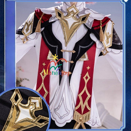 ชุดคอสเพลย์ Monenjoy Genshin Impact Dahlia, ชุด Mondo / Favonius Church, นักเทศน์แห่งเทพแห่งสายลม Barbatos 