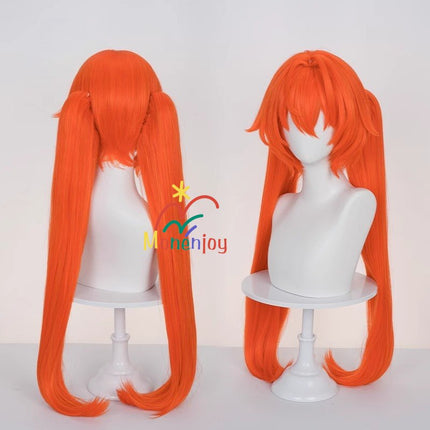 Monenjoy Zenless Zone Zero Orpheus Will-o'-the-Wisp Orange Wig Zenless Zone Zero Cosplay Props Accessories