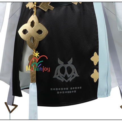 Monenjoy 鳴潮 白芷　コスプレ　びゃくし　コスチューム　ワンピース　かわいい　髪飾り＋イヤリング付 - Monenjoy